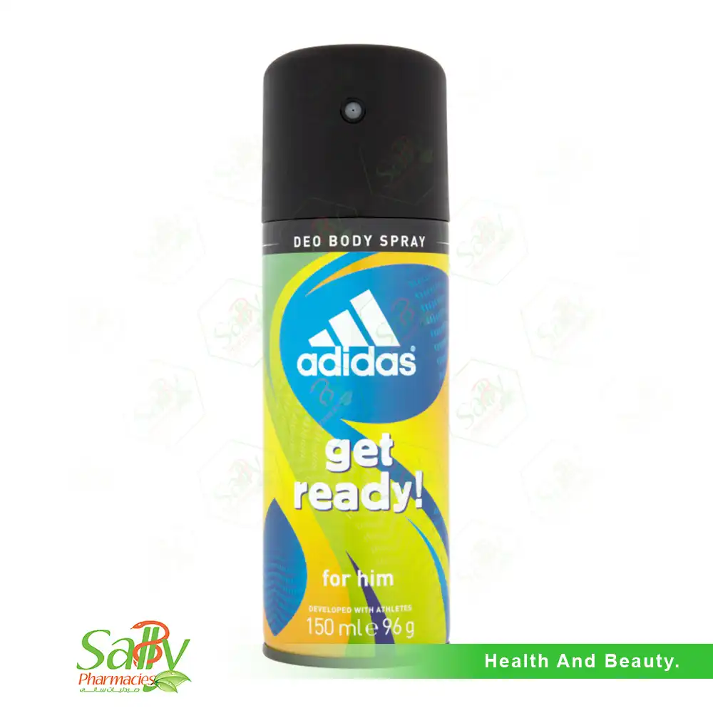 Adidas Get Ready Deodorant Body Spray For Men 150 Milliliter null